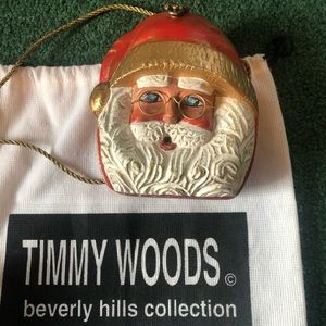 Vintage Timmy Woods Santa Claus Collectible Purse